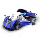 Pagani Zonda HP Barchetta Alloy Concept Sports Car Modelo Diecasts Metal Racing Vehicles Modelo de carro com som e luz Brinquedo para crianças Presente