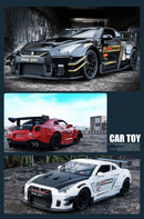 Nissan Skyline Ares GTR R35 Diecasts e veículos de brinquedo, modelo de carro de brinquedo de metal, simulação de alta qualidade, coleção de brinquedos para crianças