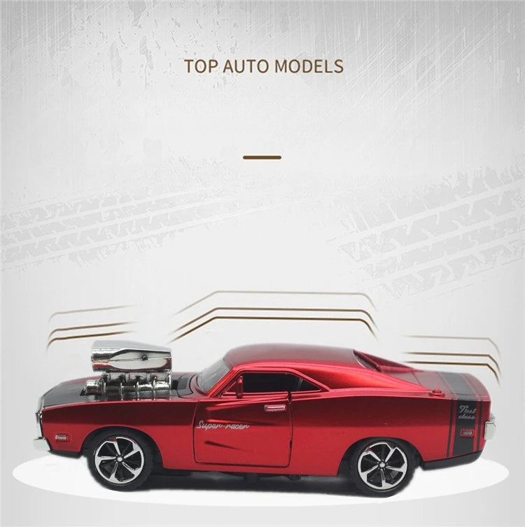 Mini Dodge Alloy Modelo Retro Simulação Brinquedo Coleção Ornamento Presente