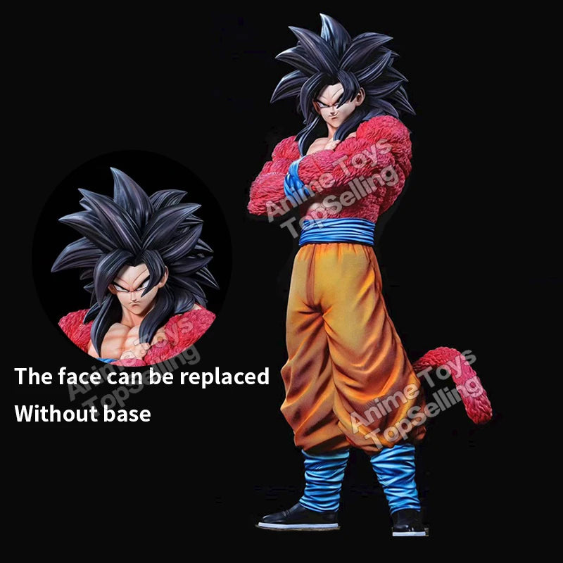 Dragon Ball Super Saiyan 4 Son Goku estátua PVC coleção modelo brinquedos presentes