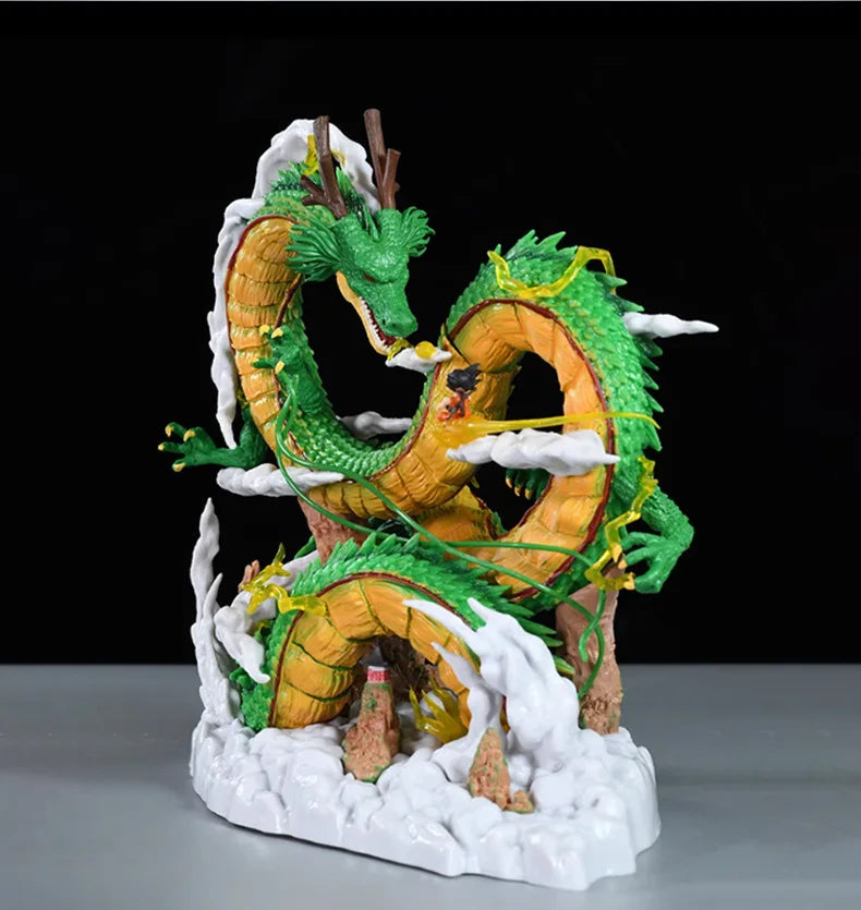 Boneco de anime Dragon Ball de 24 cm, boneco   Shenlong,  Shenron, Goku e Shenron, modelo de estátua de PVC, coleção de bonecas, brinquedos para presente de quarto