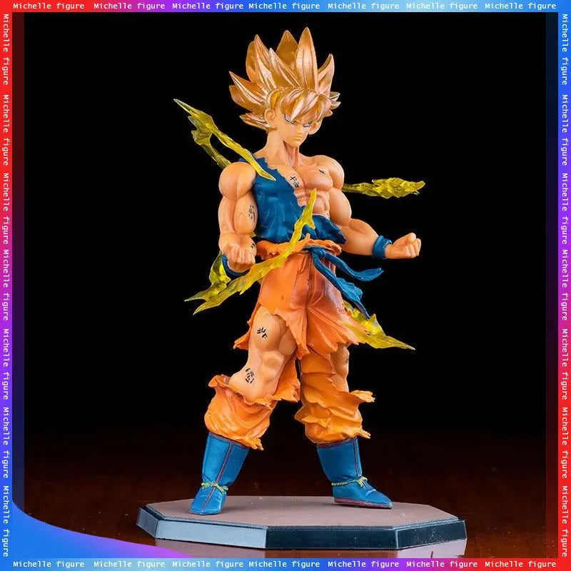 Dragon Ball Goku Super Saiyajin de 17 cm/ pol. Goku DBZ, modelo de presente, figuras colecionáveis para crianças