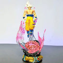 Dragon Ball de 25 cm, figura de Goku, figura de Super Saiyajin, modelo de PVC, estátua, decoração de quarto, coleção de brinquedos, ornamentos e presentes