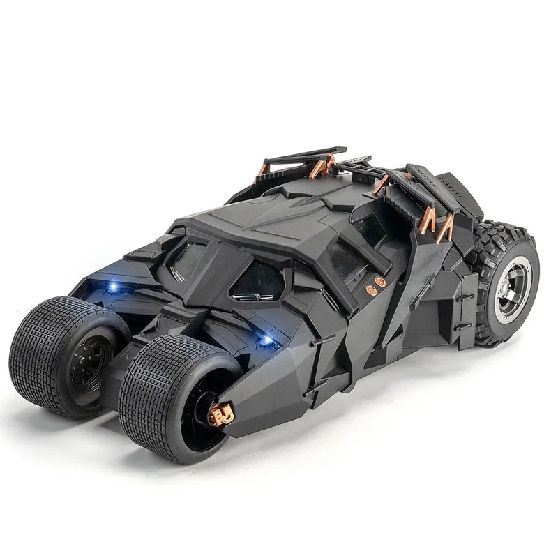 Carro clássico do filme Batman 2008 Batmóvel   Tumbler! Alloy Concept Bat Sports Car Modelo Diecast Metal Toy Race Car Modelo Sound Light Kids Gifts