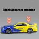 GTR R34 SKYLINE Liga Rápida Simulação Carro Modelo Diecasts & Veículos de Brinquedo e Carros Decoração Brinquedos para Crianças