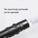 Laser Sword Lightsaber Red and Blue Double Saber Rave Transformation Children's Gift Cosplay Weapon Boy Cool Flashing Toy