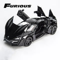Lyken Hyper Fast Alloy Sport Car Modelo Diecasts & Toy Vehicles e Furious Cars Decoração Brinquedos para Crianças