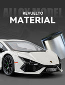 Lamborghini Revuelto Carro de Corrida Liga de Metal Modelo Computador Desktop Enfeites Decoração Moderna Presente de Aniversário para Meninos