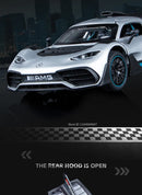 ONE Sports Car Modelo Brinquedo Modificado Metal Diecast Veículos de Roda Livre Simulação Som e Luz Presente para Crianças