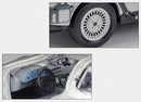 DeLorean Time Machine De Volta para o Futuro Modelo de Carro de Metal Fundido Simulação Coleção Brinquedo Infantil Presente