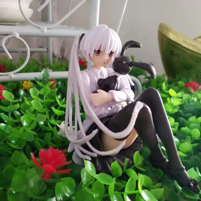 Boneca fofa de anime de 10 e 15 cm com coelho - presente de aniversário perfeito e decoração para casa!