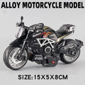 Pocket Toy Alloy Motorcycle Model Miniature Diecast Racing Off-Road Motorcycle Simulation Car Toy Street Motorcycle Model Gift