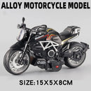 Pocket Toy Alloy Motorcycle Model Miniature Diecast Racing Off-Road Motorcycle Simulation Car Toy Street Motorcycle Model Gift