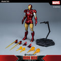 Homem de Ferro  Fondjoy Marvel MK42 Modelo Montado 10 pol. Figuras de Ação em Escala 1/7 Reatores podem emitir luz Ornamento Colecionável Brinquedo para Presente