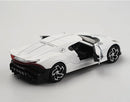 Brinquedos Bugatti La Voiture Noire Liga Fundida Simulação Brinquedo Veículos Modelos Meninos Presentes para Crianças