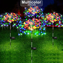 1 pacote de luzes solares para fogos de artifício ao ar livre, iluminação de feriados, luzes de fogos de artifício para jardim, pátio, Halloween, Natal, casamento, decoração de parede