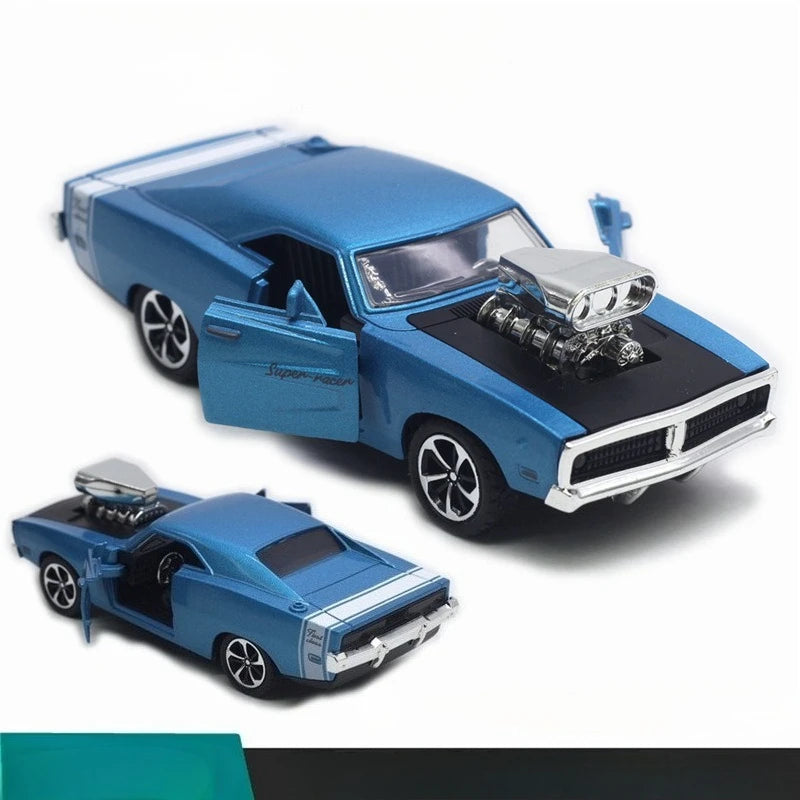 Mini Dodge Alloy Modelo Retro Simulação Brinquedo Coleção Ornamento Presente