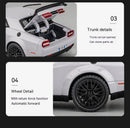 Dodge Challenger Hellcat Toy Car para 1:32 Escala Die Cast Metal Cars Toy Pull Back Hellcat Model Cars com Som e Luz Hellc