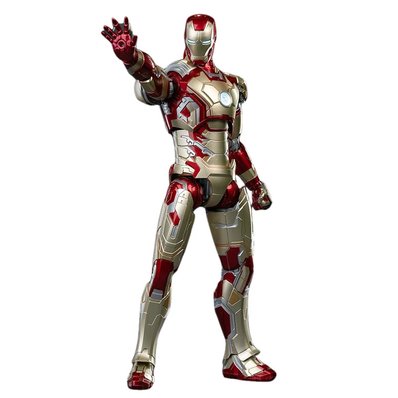 Homem de Ferro  Fondjoy Marvel MK42 Modelo Montado 10 pol. Figuras de Ação em Escala 1/7 Reatores podem emitir luz Ornamento Colecionável Brinquedo para Presente