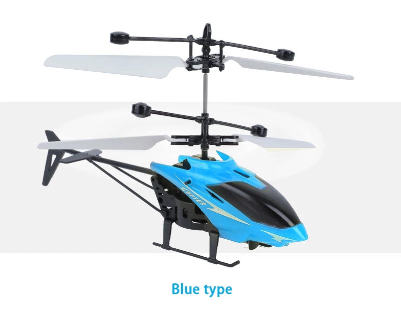 Rechargeable Mini RC Drone Remote Safe Fall-resistant RC Helicopters Drone Children Toys（No remote control battery
