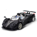 Pagani Zonda HP Barchetta Alloy Concept Sports Car Modelo Diecasts Metal Racing Vehicles Modelo de carro com som e luz Brinquedo para crianças Presente