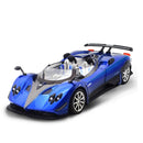 Pagani Zonda HP Barchetta Alloy Concept Sports Car Modelo Diecasts Metal Racing Vehicles Modelo de carro com som e luz Brinquedo para crianças Presente