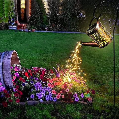 Lâmpada de  Regador Solar para  decoração de jardim
