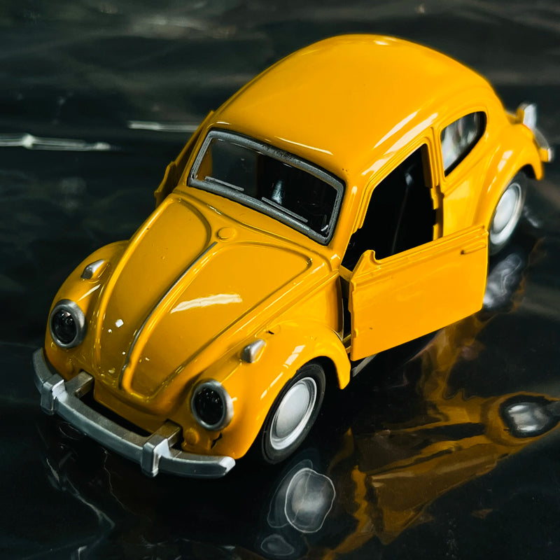 Carro antigo esportivo modelo fusca clássico miniatura brinquedo de carro de liga leve de alta qualidade com porta dupla, decoração , presentes