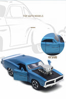 Mini Dodge Alloy Modelo Retro Simulação Brinquedo Coleção Ornamento Presente