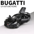 Brinquedos Bugatti La Voiture Noire Liga Fundida Simulação Brinquedo Veículos Modelos Meninos Presentes para Crianças
