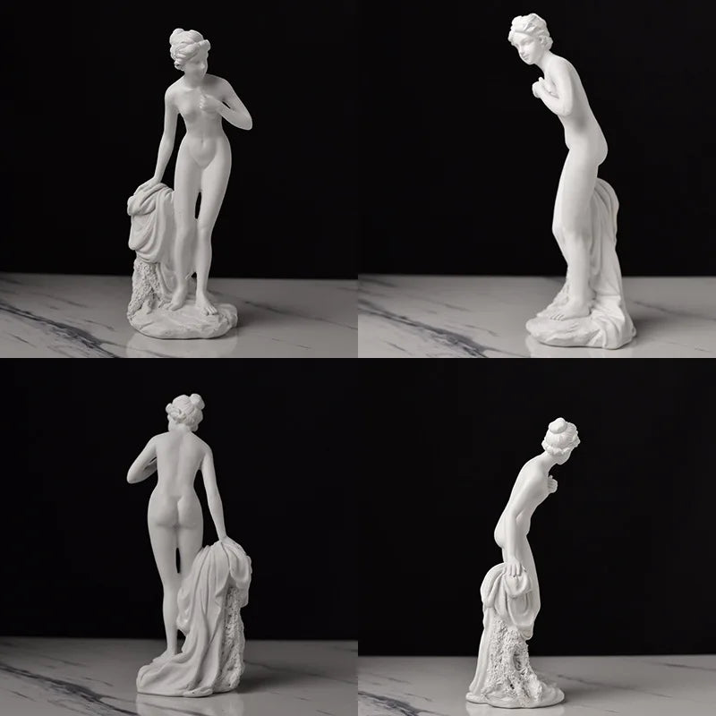 Mini Estátua de Vênus – Deusa Grega Clássica 26cm para Decorar  Sala e Escritório com Elegância