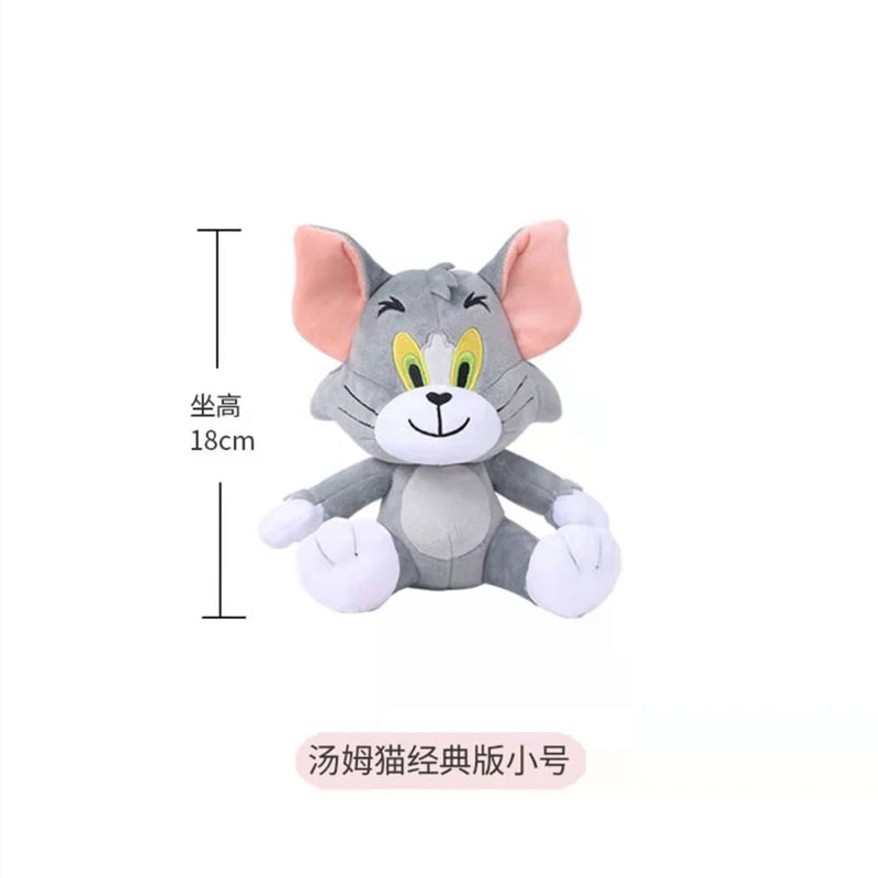 Brinquedo de pelúcia de anime Tom e Jerry, bonecos de filme de desenho animado, gato, rato, bichos de pelúcia fofos, bonecos de pelúcia para crianças, presente, frete grátis