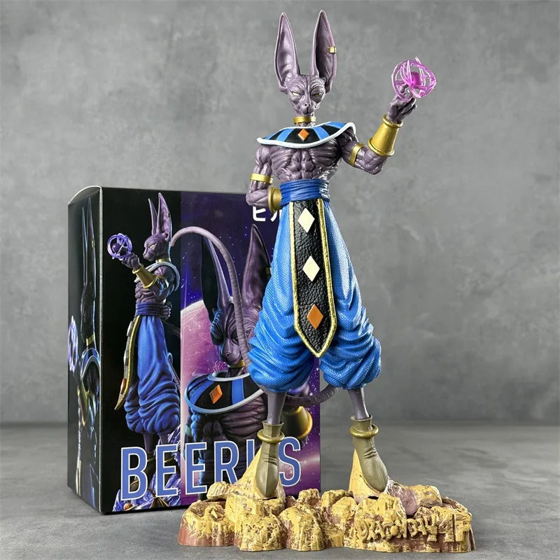 Bonecos Dragon Ball Z de Bills  Deus da Destruição, Coleção de Bonecos de Ação Beerus, Decoração, Modelo, Estátua, Brinquedos, Presente de Aniversário