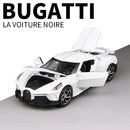 Brinquedos Bugatti La Voiture Noire Liga Fundida Simulação Brinquedo Veículos Modelos Meninos Presentes para Crianças
