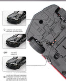 SLR 772S Modelo de carro de brinquedo Corpo de liga Pneus de borracha Diecast Supercarros Modelos Portas abertas Som Luz Brinquedos para crianças Presentes