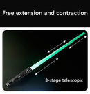 Laser Sword Lightsaber Red and Blue Double Saber Rave Transformation Children's Gift Cosplay Weapon Boy Cool Flashing Toy