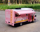 Carro de luxo RV modelo de carro de brinquedo fundido de metal Camper Van Motorhome modelo de carro de turismo com som e luz presente para crianças