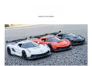1:32 Scale Alloy Supercar Toy Car Model with Sound & Light, Retro Pullback Action - Ideal Gift for Kids, Authentic Detai