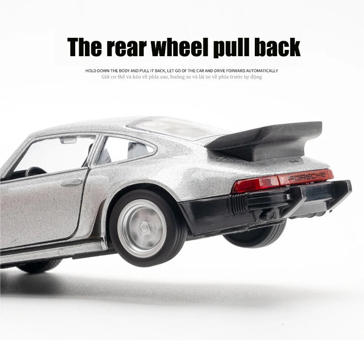 Porsche 911 1978 Liga Modelo de Carro Brinquedo Simulação Metal Fundido com Puxar para Trás Decoração Mini Carro Coleção de Presentes para Crianças