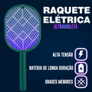 Raquete Elétrica Ultra Violeta Para Mosquitos e Insetos