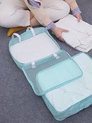 KIT 8 Bolsas Organizadoras á Prova D'água Para Viagem