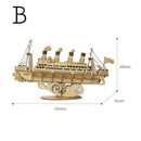 Quebra Cabeça De Barco 3D - Para sua Criança